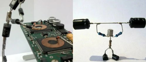 电子元器件创意作品,附带高清原图,共计80张